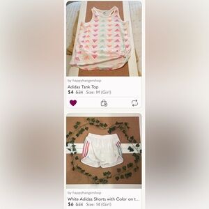 Adidas Shorts and Shirt Set